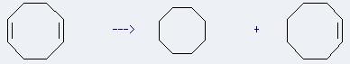 Cyclooctane is prepared by cycloocta-1c,5c-diene. The other product is (Z)-cyclooctene.